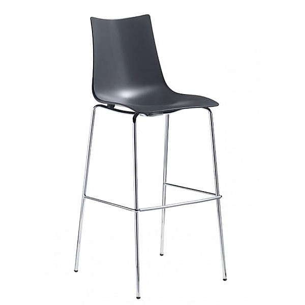 Барний стілець Scab Design Zebra technopolymer Антрацит-0