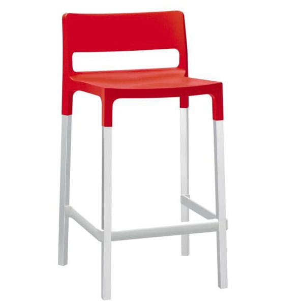 Полубарный стул Scab Design Divo Красный-0