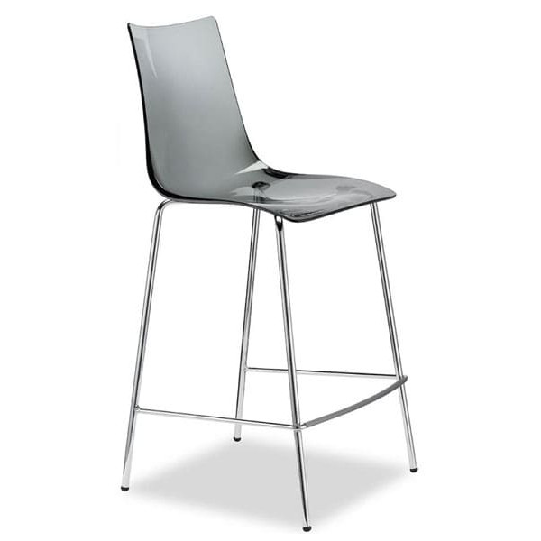 Полубарный стул Scab Design Zebra Antishock Прозрачно-серый-0