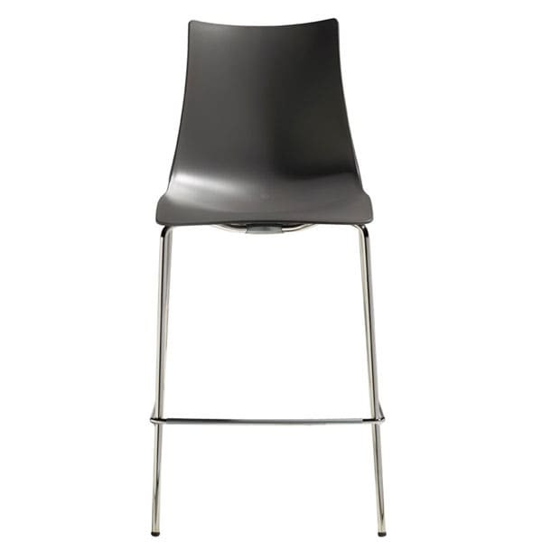 Напівбарний стілець Scab Design Zebra technopolymer Антрацит-0