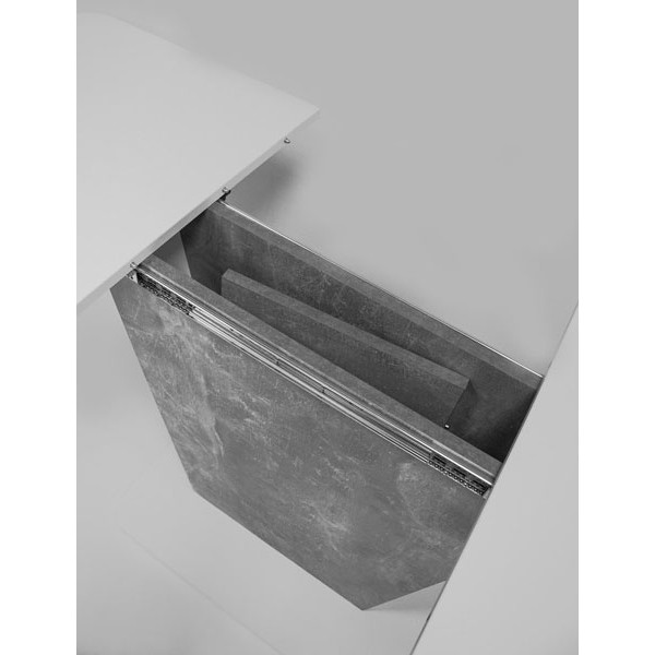 Стол раскладной обеденный Signal Cosmo Белая Аляска/Индастриал-3