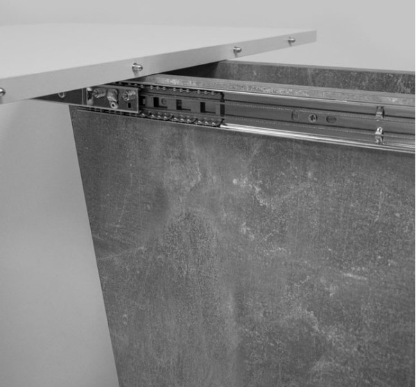 Стол раскладной обеденный Signal Cosmo Белая Аляска/Индастриал-4