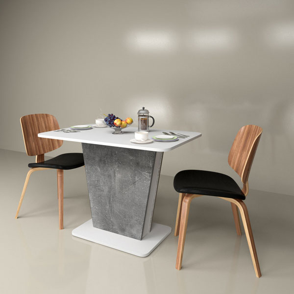 Стол раскладной обеденный Signal Cosmo Белая Аляска/Индастриал-5