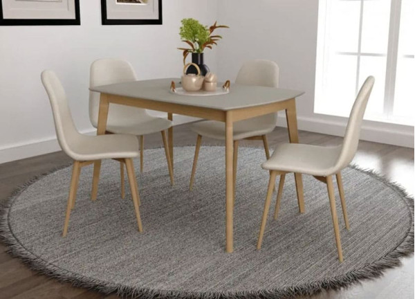 Обеденный стол Intarsio Exen Серый-2