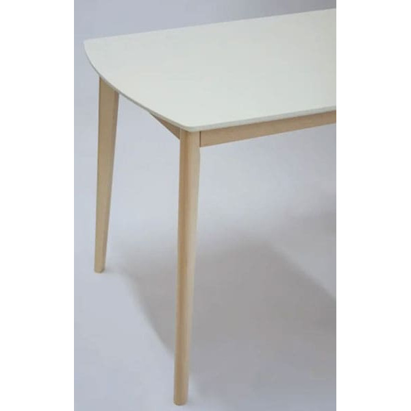 Раскладной обеденный cтол Intarsio Exen II Кремовый-7