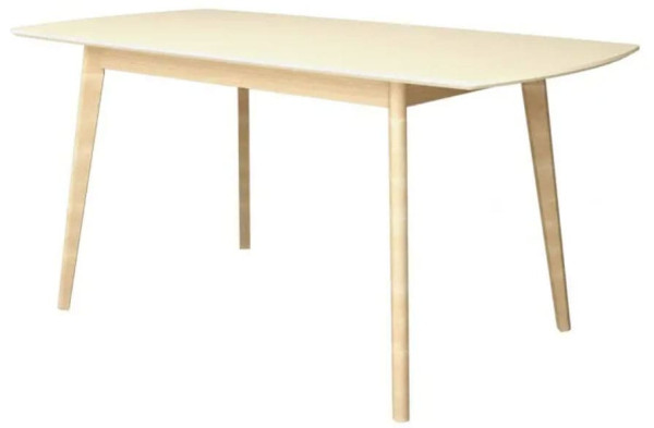 Раскладной обеденный cтол Intarsio Exen II Кремовый-1