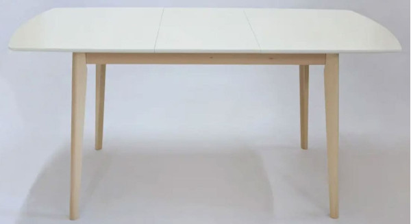 Раскладной обеденный cтол Intarsio Exen II Кремовый-3