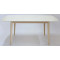 Розкладний обідній стіл Intarsio Exen II Кремовий-3-thumb