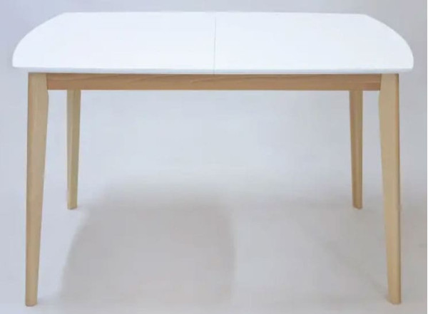 Розкладний обідній стіл Intarsio Exen II Білий-5