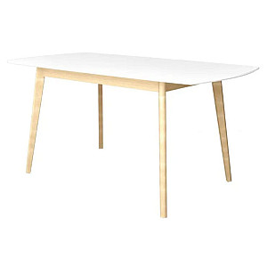 Раскладной обеденный cтол Intarsio Exen II Белый