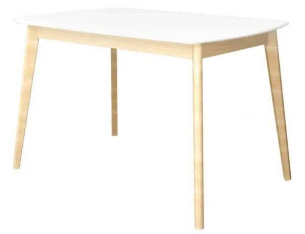 Розкладний обідній стіл Intarsio Exen II Білий-1