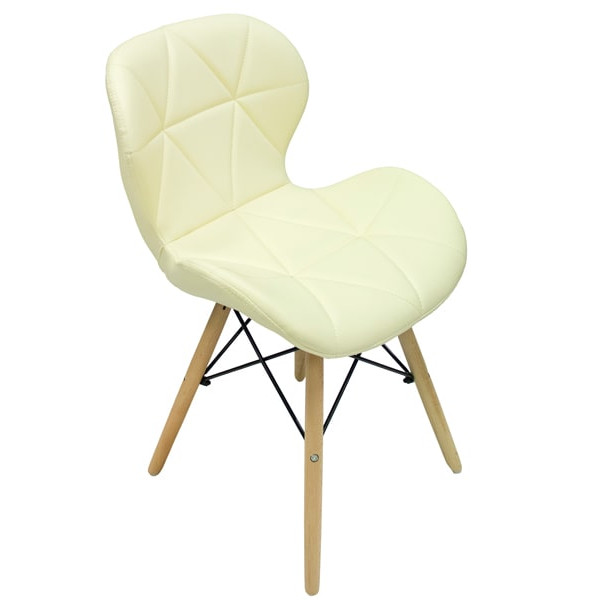 Стул Intarsio Milano Бук Молочно-белый Стул Intarsio Milano Бук Молочно-белый-0