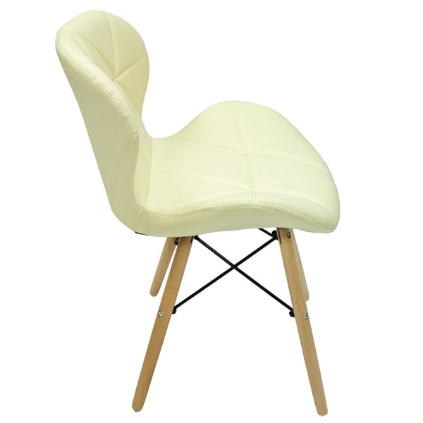 Стул Intarsio Milano Бук Молочно-белый Стул Intarsio Milano Бук Молочно-белый-1