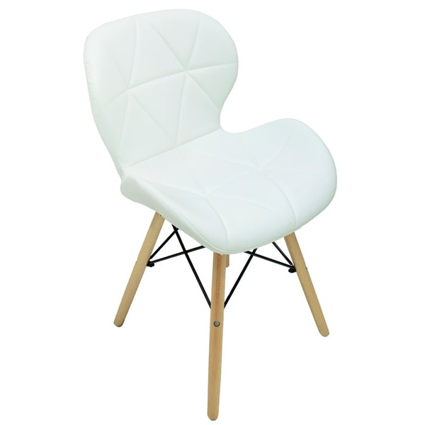 Стул Intarsio Milano Бук Белый-0