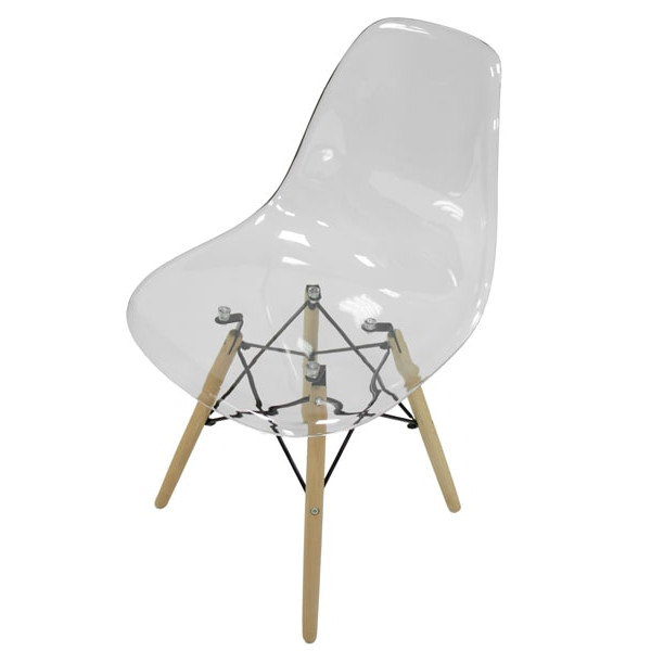 Стул Intarsio Nebbia Бук Белый-1