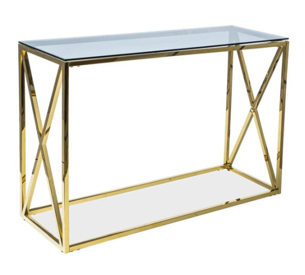 Журнальний стіл Signal Elise C Димчастий/Золотий Журнальний стіл Signal Elise C Димчастий/Золотий-0