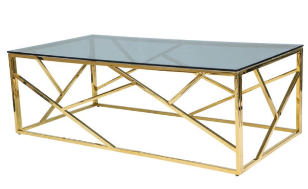 Журнальный стол Signal Escada A Дымчатый/Золотой Журнальный стол Signal Escada A Дымчатый/Золотой-0