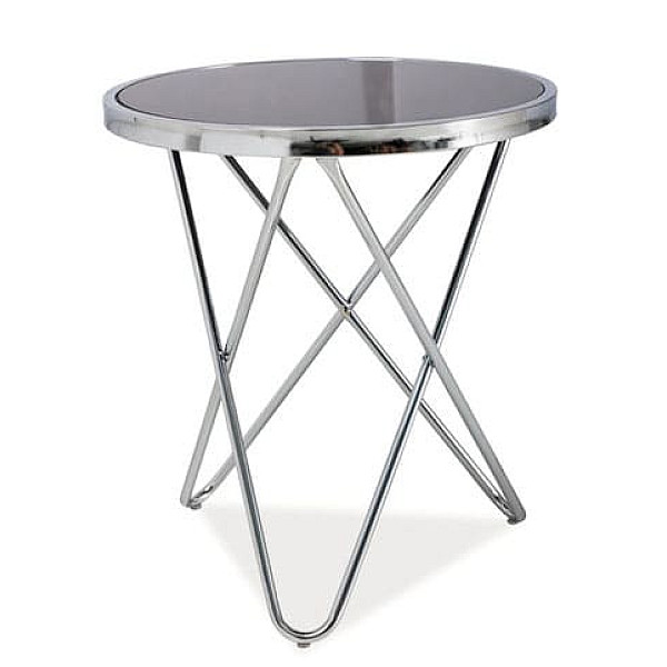 Журнальний стіл Signal Fabia C Чорний/Хром Журнальний стіл Signal Fabia C Чорний/Хром-0