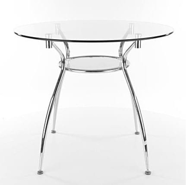 Обеденный стол Signal Finezja A 90х90 Прозрачный Обеденный стол Signal Finezja A 90х90 Прозрачный-0