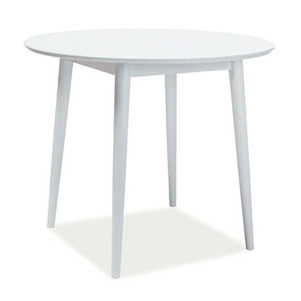 Обідній стіл Signal Larson 75х90х90 Білий-0