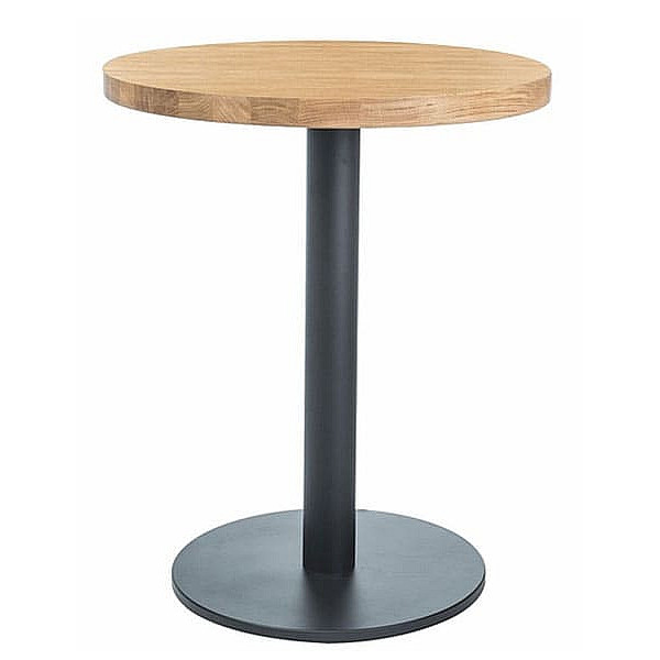 Обеденный стол Signal PURO II LAMINAT 60 Дуб/Черный Обеденный стол Signal PURO II LAMINAT 60 Дуб/Черный-0