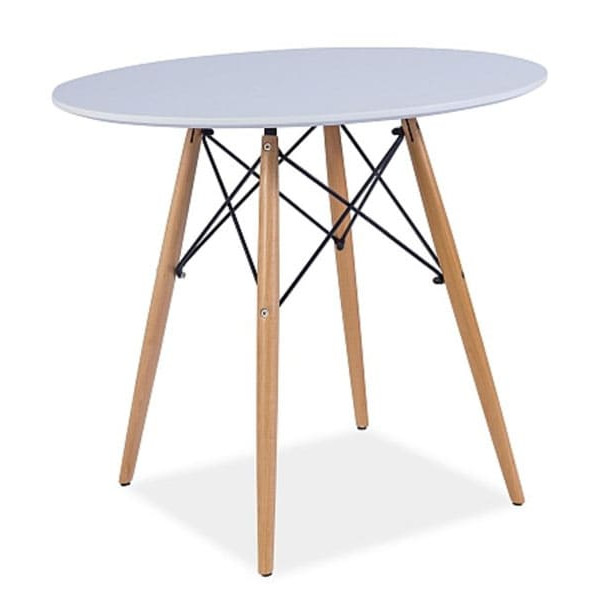 Обідній стіл Signal Soho 90x90 Білий-0