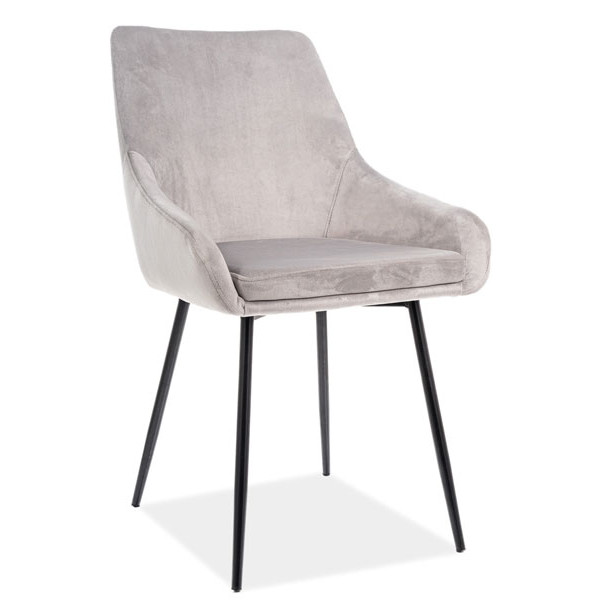 Стілець Signal Albi Velvet Світло-сірий-0