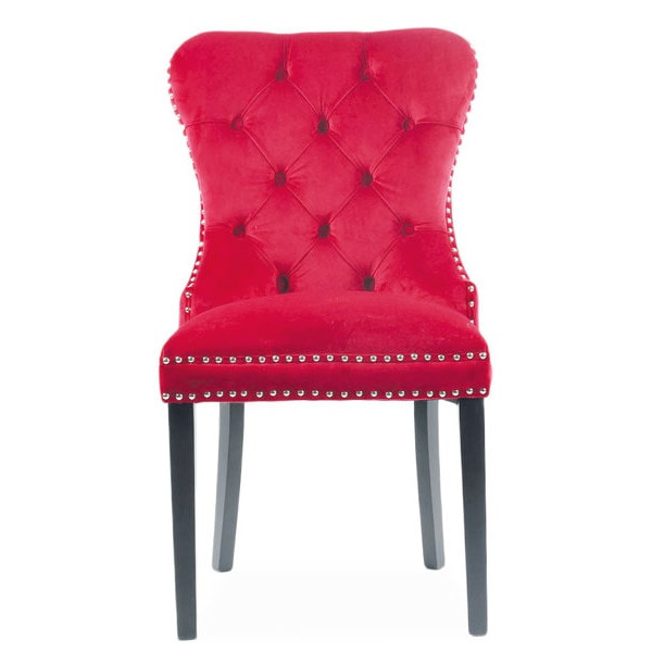 Стілець Signal August Velvet Бордовий-1