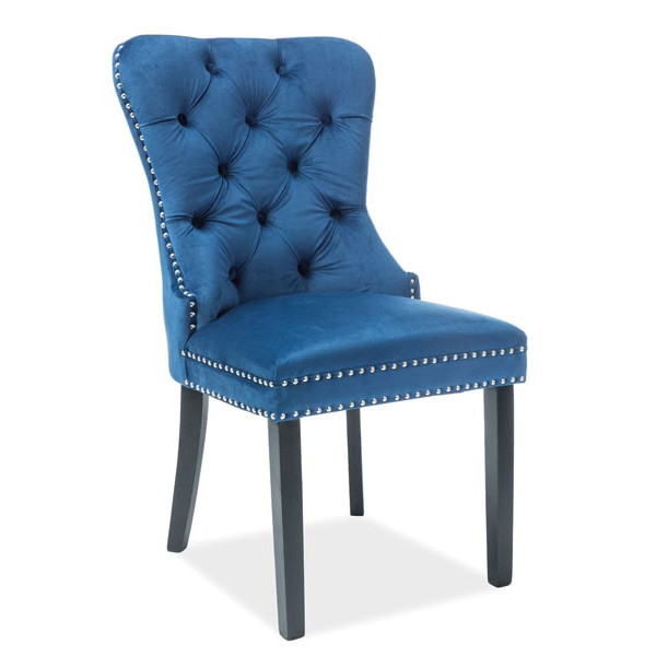 Стул Signal August Velvet Синий-0