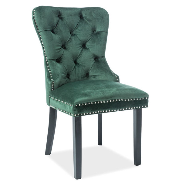 Стілець Signal August Velvet Зелений-0