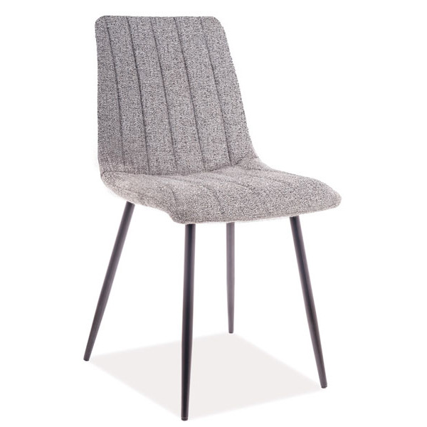 Стул Signal Alan Серый-Черный рогожка Стул Signal Alan Серый-Черный рогожка-0