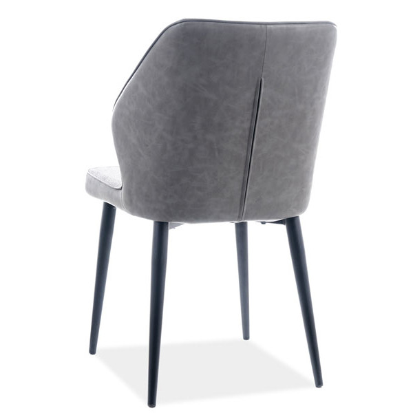 Стул Signal Apollo Серый-Черный ткань-1