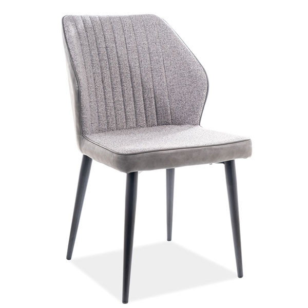 Стул Signal Apollo Серый-Черный ткань-0