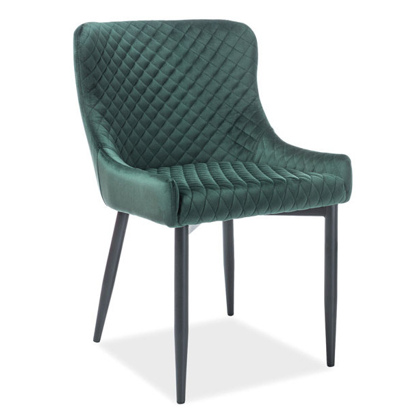 Стул Signal Colin B Velvet B1 Зеленый-Черный-0