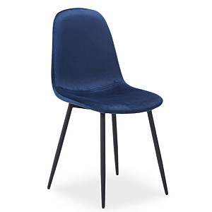 Стул Signal Fox Velvet Синий-Черный