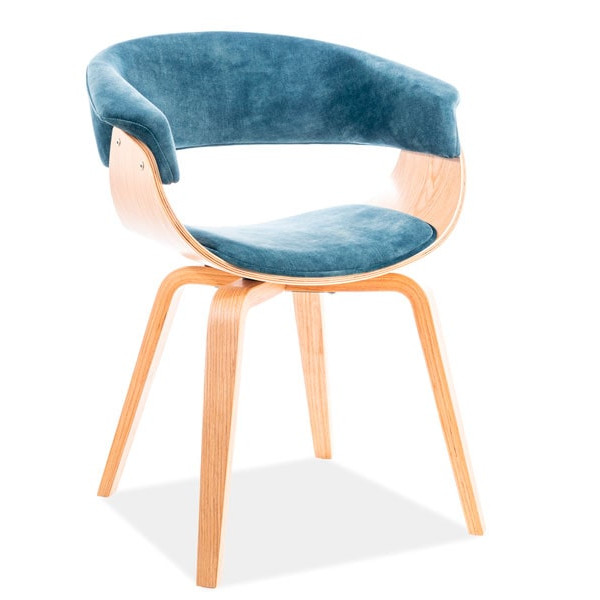 Стілець Signal Indiana Velvet Морський Дуб-0