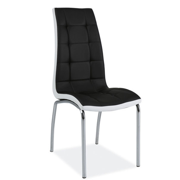 Стул Signal H-104 Черно-белый-0