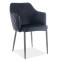 Стул Signal Astor Velvet Черный-0-thumb