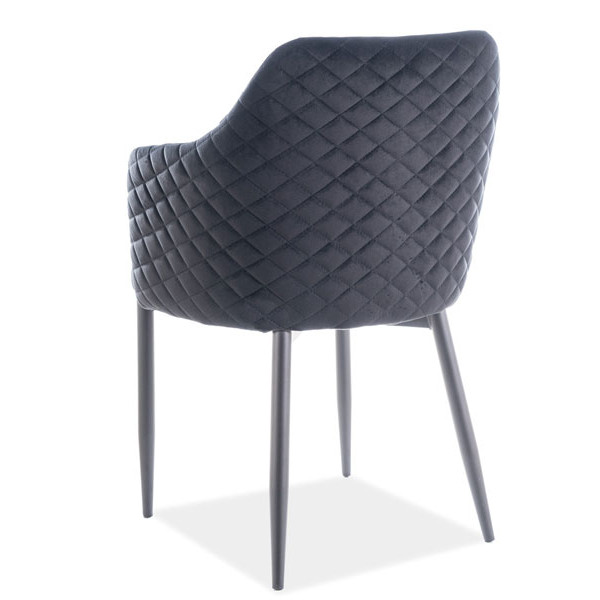 Стул Signal Astor Velvet Черный-1