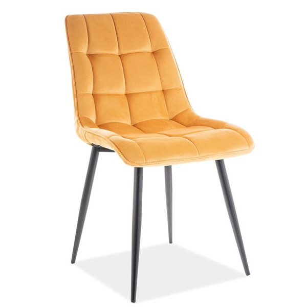 Стілець Signal Chic Velvet Карі-Чорний-0