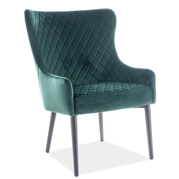 Крісло Signal Colin F Velvet Зелений-Чорний-0