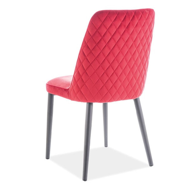 Стул Signal Duran Velvet Бордовый-Черный-1