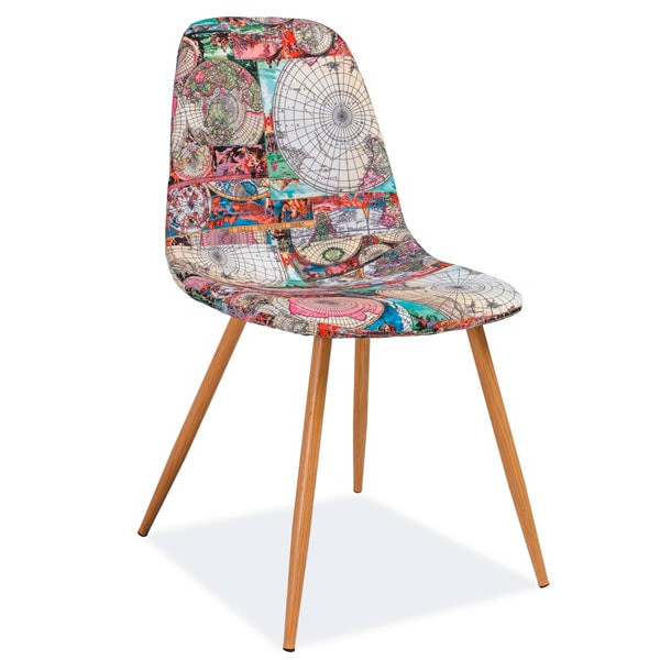 Стул Signal Citi Карта Разноцветный-0