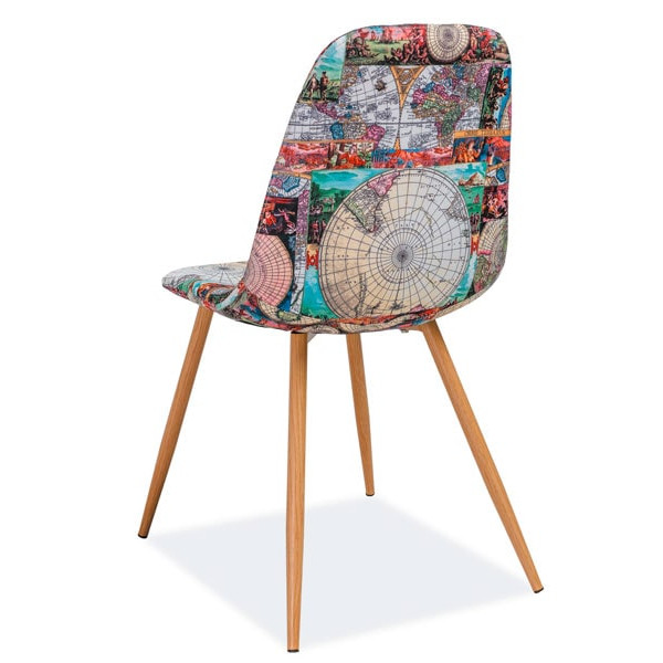 Стул Signal Citi Карта Разноцветный-1