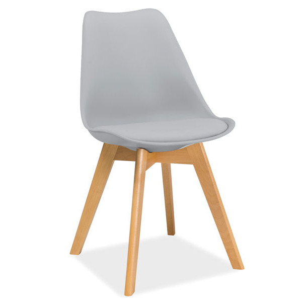 Стул Signal Kris Светло-серый Бук-0