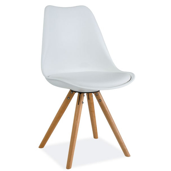 Стул Signal Eric Белый-бук-0