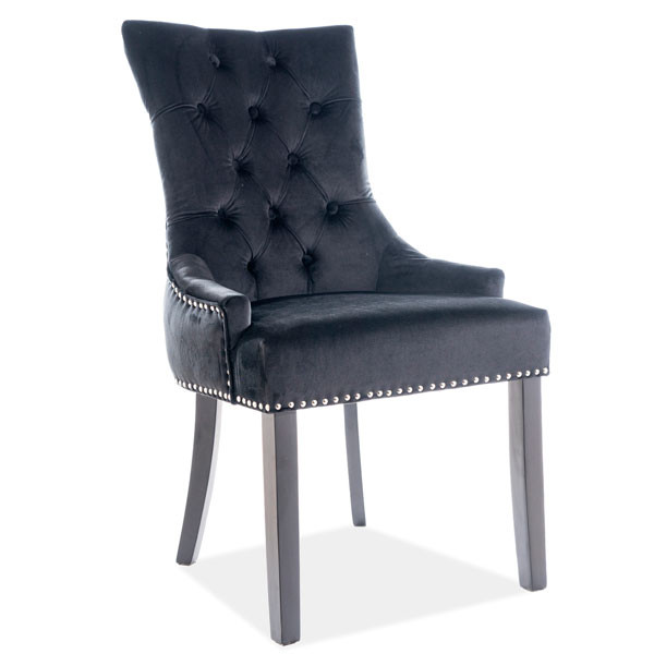 Стілець Signal Edward Velvet Чорний-0