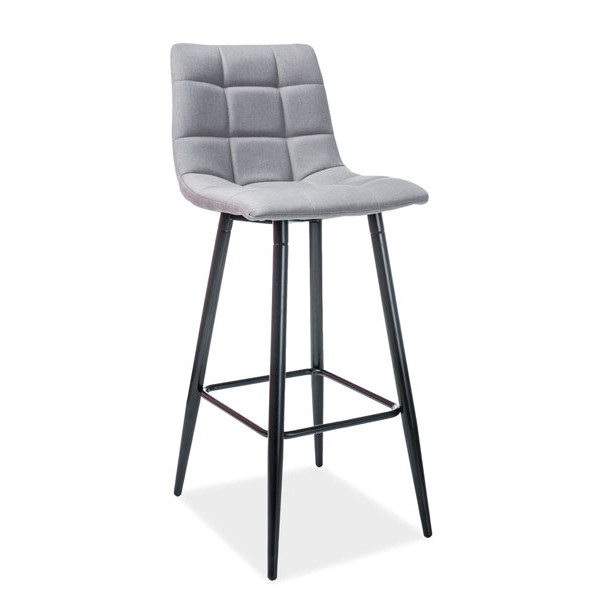 Барный стул Signal Spice H-1 Серый-черный Барный стул Signal Spice H-1 Серый-черный-0