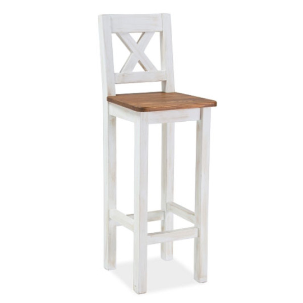 Барный стул Signal Poprad H-1 Коричнево-медовый-0