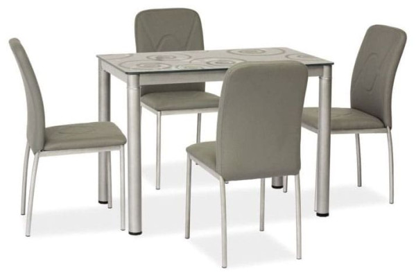 Обеденный стол Signal Damar Серый Обеденный стол Signal Damar Серый-0